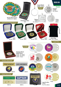 Keychains / Badges / Pens & Accessories p115