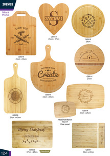 Printed Mugs, Glassware, Pens and Keyrings p124