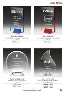 Glass Awards Page 33 Glass Awards Page 33