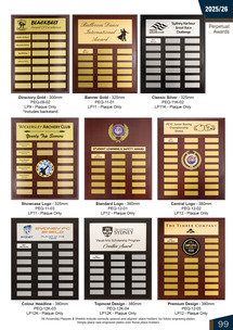 Plaques & Shields page 99