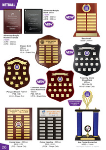 Netball Awards Page 26 Netball Awards Page 26