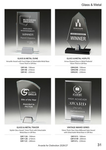 Glass Awards Page 31 Glass Awards Page 31